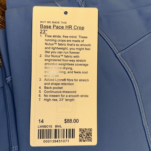 Lululemon Leggings NWT - Picture 2 of 2